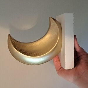Crescent Moon bookend